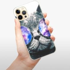 iSaprio Silikónové puzdro - Galaxy Cat pre Apple iPhone 12 Pro