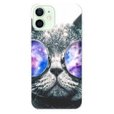 iSaprio Silikónové puzdro - Galaxy Cat pre Apple iPhone 12