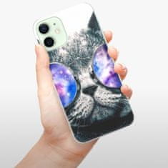 iSaprio Silikónové puzdro - Galaxy Cat pre Apple iPhone 12