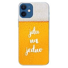 iSaprio Silikónové puzdro - Jdu na jedno pre Apple iPhone 12