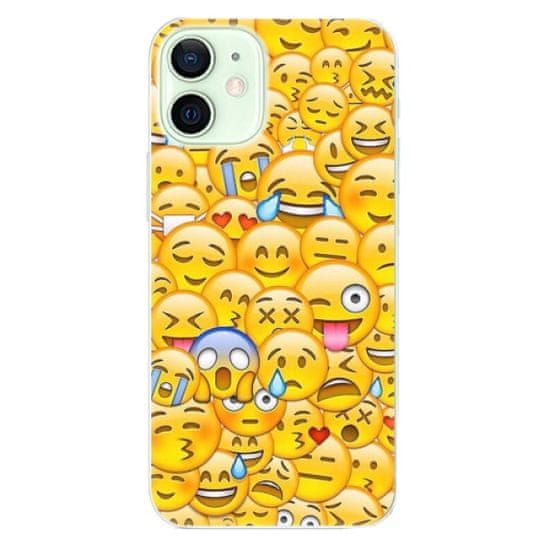 iSaprio Silikónové puzdro - Emoji pre Apple iPhone 12