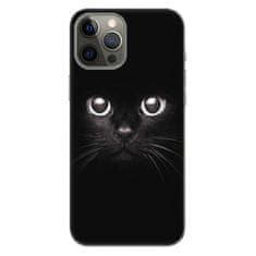 iSaprio Silikónové puzdro - Black Cat pre Apple iPhone 12 Pro Max