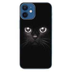 iSaprio Silikónové puzdro - Black Cat pre Apple iPhone 12 Mini