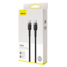 BASEUS Cafule kábel USB-C / USB-C PD 2.0 5A 2m, sivý