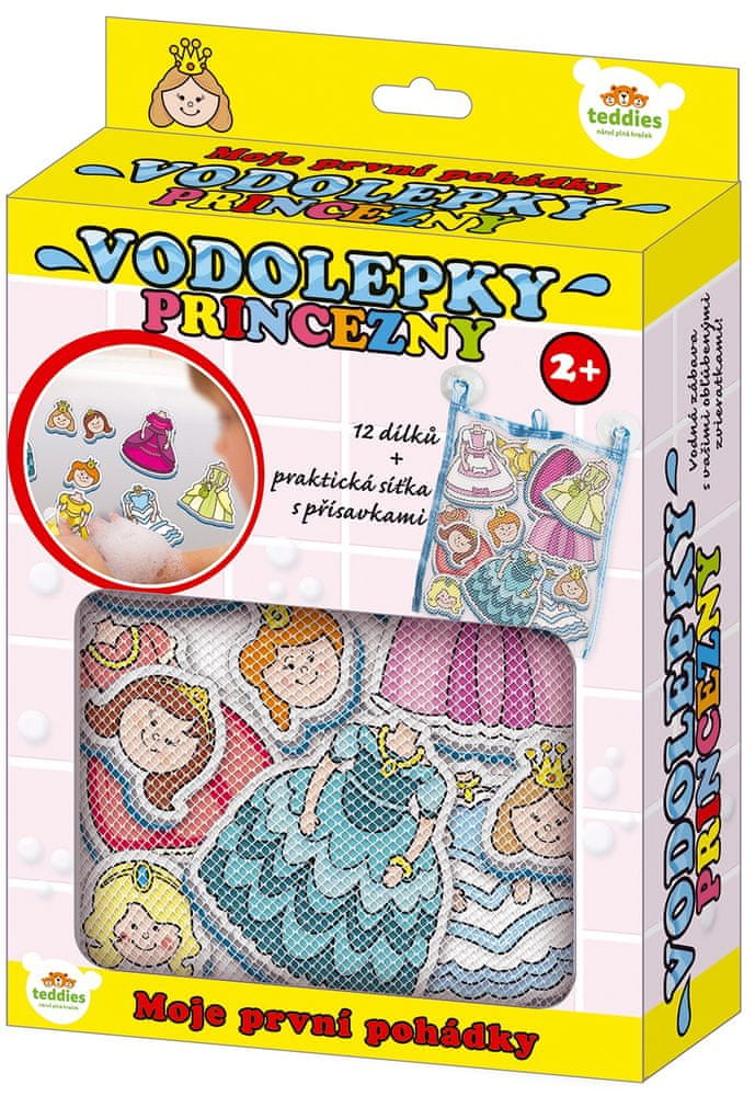 Teddies BABY Vodolepky Moja prvá rozprávka Princezny