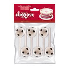 Dekora Zapichovače do torty alebo cupcakov – futbalové lopty