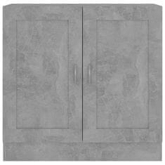 Petromila vidaXL Knižnica, betónovo sivá 82,5x30,5x80 cm, kompozitné drevo