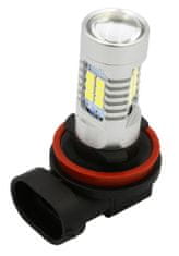 SEFIS LED 5W žiarovka H8 H9 H11 21SMD biela mlhovky
