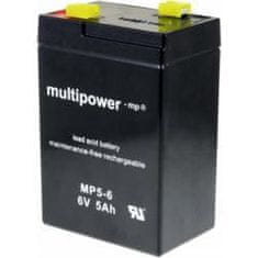 POWERY Akumulátor APC RBC1 6V 5Ah (nahrádza aj 4,5Ah 4Ah)