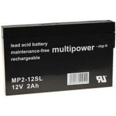 POWERY Akumulátor MP2-12SL 12V - Powery