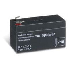 POWERY Akumulátor MP1,2-12 Vds - Powery