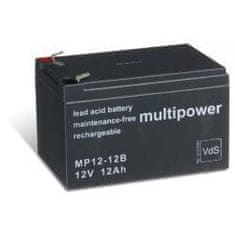 POWERY Akumulátor MP12-12B Vds - Powery