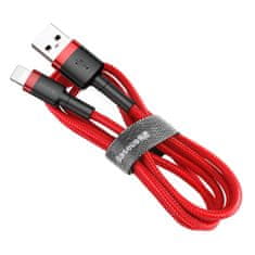 shumee Odolný flexibilný kábel USB kábel Iphone Iphone Lightning QC3.0 2,4A 0,5M červený