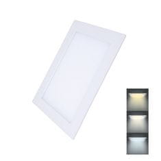 Solight Solight LED mini panel CCT, podhľadový, 18W, 1530lm, 3000K, 4000K, 6000K, štvorcový WD143