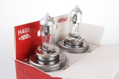 AMIO 01402 Sada halogénových žiaroviek H4 12V 60/55W LumiTec Silver +100% Duo Box