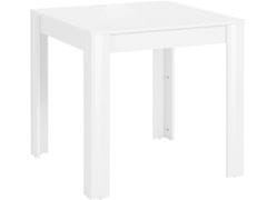 Danish Style Jedálenský stôl Lynet, 80 cm, biela
