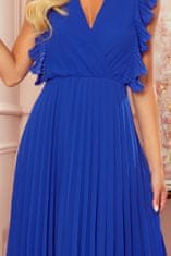 Numoco Dámske šaty 315-2 EMILY, kráľovská modrá, L