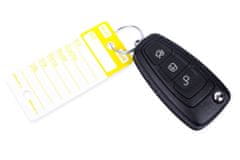 AHProfi Žlté PLUS plastové visačky na kľúče 250ks - 434030011