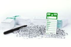 AHProfi Zelené PLUS plastové visačky na kľúče 250ks - 434040011