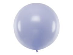 PartyDeco Balón veľký svetlo fialový 1m