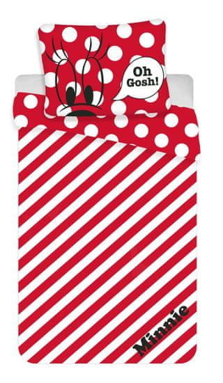 Jerry Fabrics Obliečky Minnie Red oh gosh 140x200, 70x90 cm