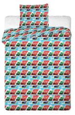 Jerry Fabrics Obliečky Disney do postieľky Cars blue kids 2013 90x130, 40x60 cm