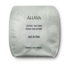 Ahava Safe pRetinol Protivrásková, hydratačná a spevňujúca pleťová maska Sheet Mask s obsahom patentovaného prírodného Retinolu a Minerálov z Mŕtveho mora 17gr