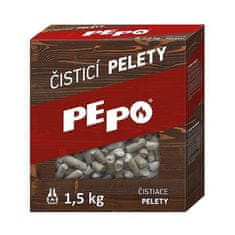 PE-PO Pelety PE-PO čistiace 1,5 kg, odstraňovač sadzí do dymovodu, kachlí, komína