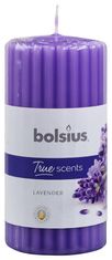 Bolsius Sviečka Bolsius Pillar True Scents 120/60 mm, valcová, vonná, levanduľa