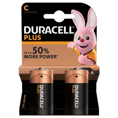 HJ Batéria LR14/C Duracell Plus 2ks (blister)