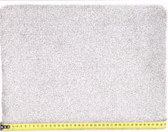 Spoltex AKCIA: 50x200 cm Koberec metráž Ester / 74 Bielo šedá (Rozmer metrového tovaru Bez obšitia)