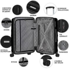 CARRY ON Sada kufrov Porter Black 3-set