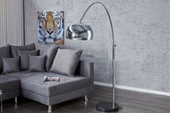 KINGHOME Stojacia lampa INVICTA BIG BOW II chróm - 170-205 cm