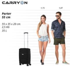 CARRY ON Príručný kufor Porter Black