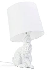 KINGHOME Stolná lampa RABBIT - biela