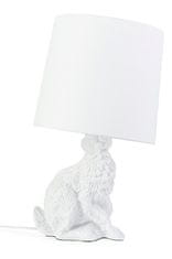 KINGHOME Stolná lampa RABBIT - biela