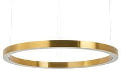 KINGHOME Závesné svietidlo RING 100 v zlatej farbe - LED, oceľ
