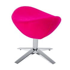 KINGHOME Podnožka EGG WIDE fuchsia - vlna, oceľ