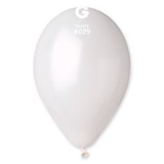Gemar Balóny metalické biele 30cm 50ks