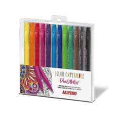 Alpino Balenie 12ks fixiek Color Experience s dvojitým hrotom