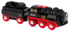 Brio WORLD 33884 Parná lokomotíva s vodnou nádržou na batérie