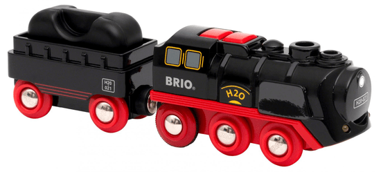 Brio WORLD 33884 Parná lokomotíva s vodnou nádržou na batérie