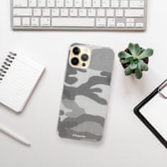 iSaprio Silikónové puzdro - Gray Camuflage 02 pre Apple iPhone 12 Pro