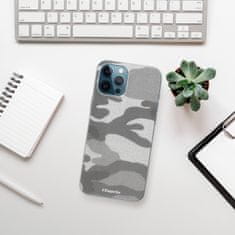 iSaprio Silikónové puzdro - Gray Camuflage 02 pre Apple iPhone 12 Pro