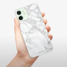 iSaprio Silikónové puzdro - SilverMarble 14 pre Apple iPhone 12 Mini