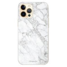 iSaprio Silikónové puzdro - SilverMarble 14 pre Apple iPhone 12 Pro Max