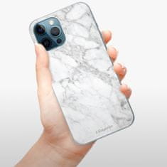 iSaprio Silikónové puzdro - SilverMarble 14 pre Apple iPhone 12 Pro Max