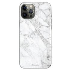 iSaprio Silikónové puzdro - SilverMarble 14 pre Apple iPhone 12 Pro