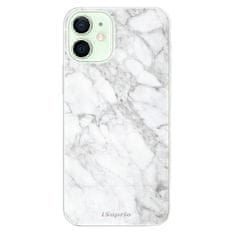 iSaprio Silikónové puzdro - SilverMarble 14 pre Apple iPhone 12