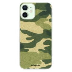 iSaprio Silikónové puzdro - Green Camuflage 01 pre Apple iPhone 12 Mini